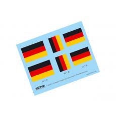 Aufkleber Flaggenset -- Deutschland