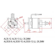 Brushless SET AL35-12 + 40A Regler