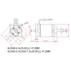 Brushless SET AL3542-7 + 40A Regler