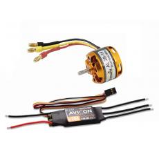 Brushless SET AL28-14 + 20A Regler 