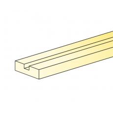 Nutleiste Abachi 8 x 20 -- Nut 3 x 3